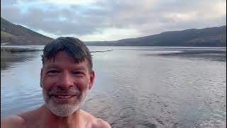 Loch Ness dip – Not Feeling It This Morning